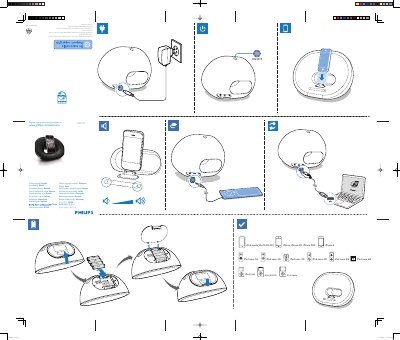 Philips DS3010 Audio System Quick Start Guide