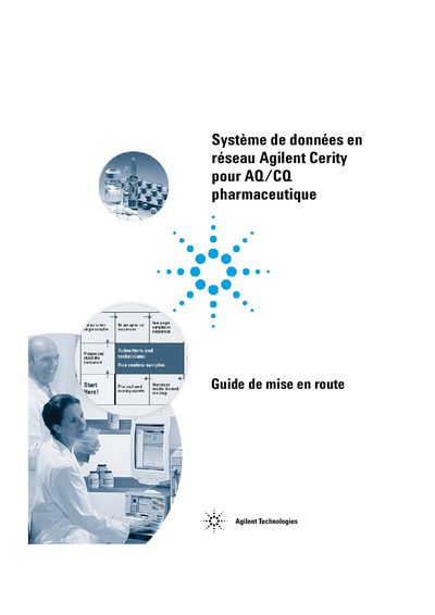 Agilent Cerity for AQ/CQ Pharmaceutical Start Guide - cover page