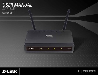 D-Link DAP-1360 Wireless N Range Extender User Manual