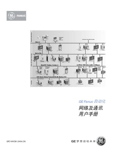 GE Fanuc Network and Communications User Manual - cover page