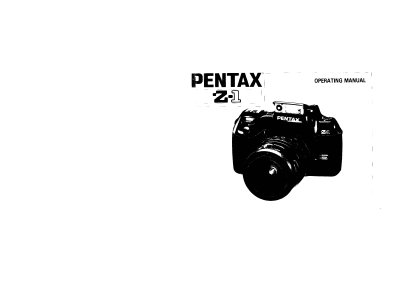 Pentax 7 Camera Operating Manual - cover page