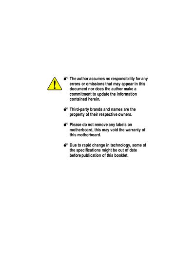 GA-6IWMT(-C) Socket 370 Processor Motherboard user manual - cover page