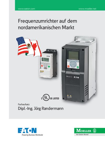 Eaton Frequency Converter North American Market Application Note - cover page