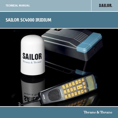 SAILOR SC4000 Iridium Installation Manual - cover page