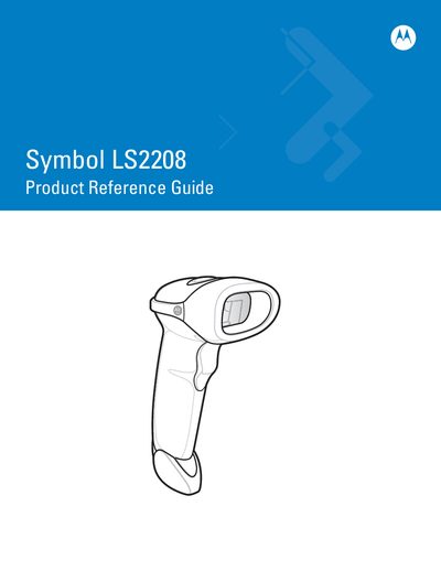 Motorola LS2208 Product Reference Guide - cover page