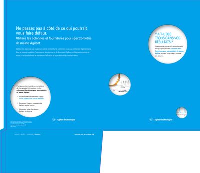 Agilent 5989-7784FR Mass Spectrometry Columns and Supplies Leaflet - cover page