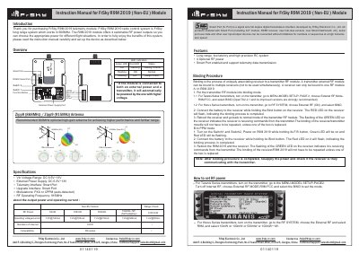 FrSky R9M 2019 Module Instruction Manual - cover page