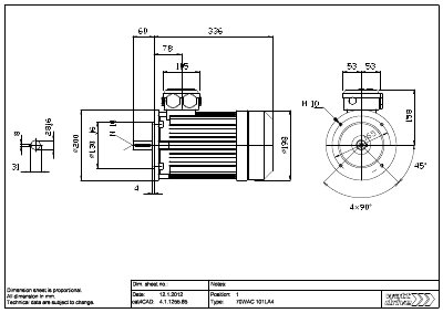 WATT DRIVE 70WAC 101LA4 technology data - cover page