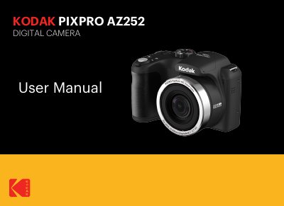 Kodak PIXPRO AZ252 Digital Camera User Manual