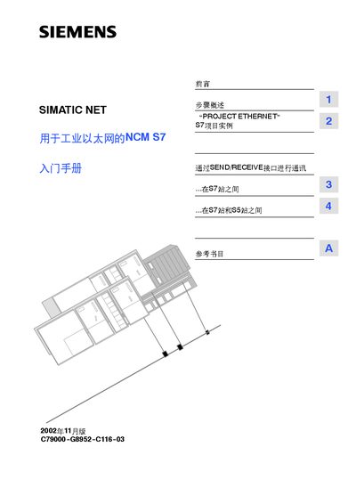 Siemens NCM S7 Quick Start Guide - cover page