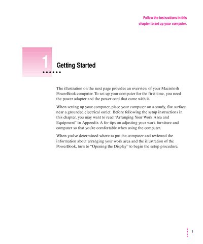 Apple PowerBook User Guide - cover page