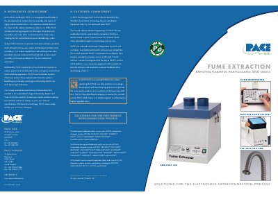 PACE ARM-EVAC 250 Product Leaflet - cover page