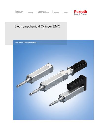 Bosch Rexroth R310A 3306 Electromechanical Cylinder EMC Manual - cover page