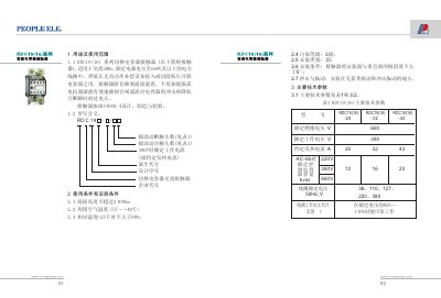 RDC RDC19(16) Switch Capacitor Contactor Manual - cover page