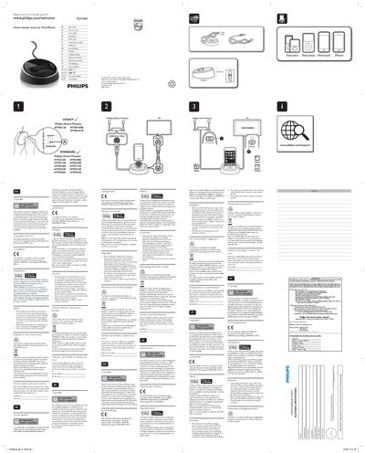 Philips DCK3060 User Guide