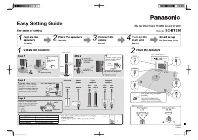 Panasonic SCBT7399 Manual