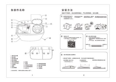 Samsung XPB50-88S / XPB52-88S / XPB60-88S Washing Machine User Manual - cover page