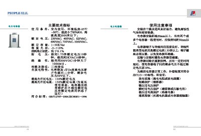 People Electric Capacitor User Manual