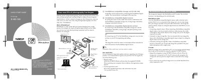 Olympus S-HD-100 HD Storage Quick Start Guide - cover page