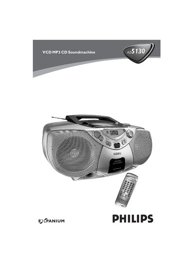 Philips AZ5130 User Manual - cover page