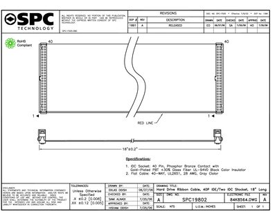 SPC SPC19802 Datasheet - cover page
