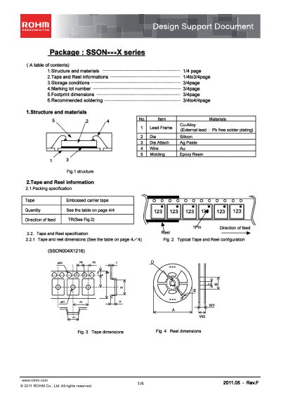 ROHM SSONxxxX Series Design Support Document - cover page