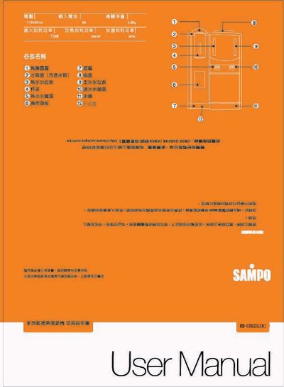 Sampo HD-G3121L(N) User Manual - cover page