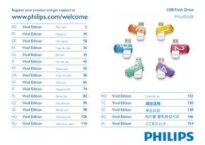Philips FMxxFD05B USB Flash Drive User Manual - cover page