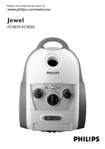 Philips FC9079-FC9050 Vacuum Cleaner User Manual - cover page