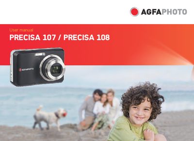 AgfaPhoto PRECISA 107 / 108 User Manual - cover page