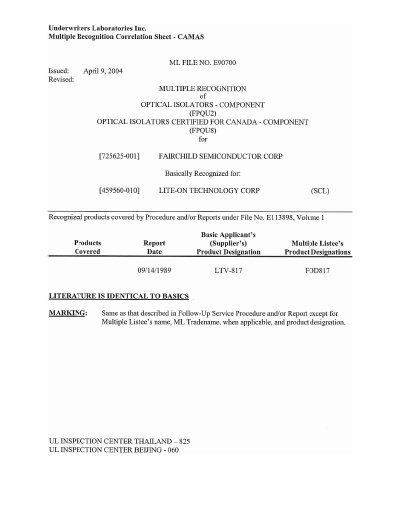 VDE SC_UE90700  - cover page