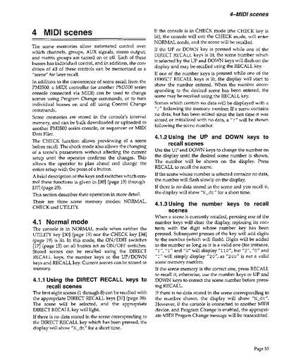 Yamaha PM3500 4-MIDI Scenes User Guide - cover page