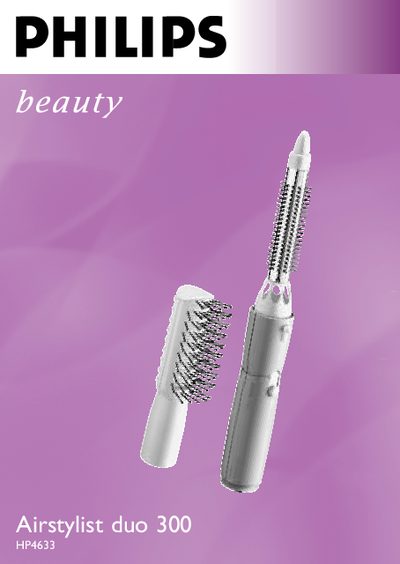 Philips HP4633 Airstylist Duo 300 User Manual - cover page