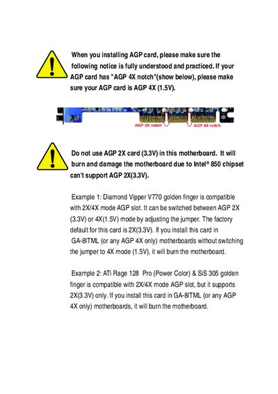 GBT GA-8ITML P4 Titan-RDRAM Motherboard User Manual - cover page