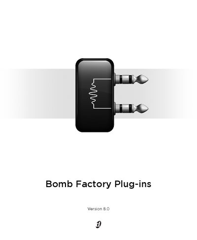 Digidesign Bomb Factory Plug-ins 8.0 User Manual