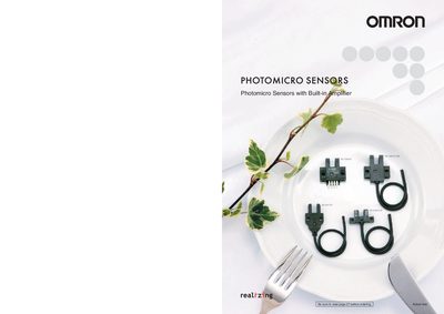Omron EE-SX47/67 Photomicrosensor Datasheet - cover page