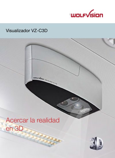 WolfVision VZ-C3D 3D Viewer Product Leaflet