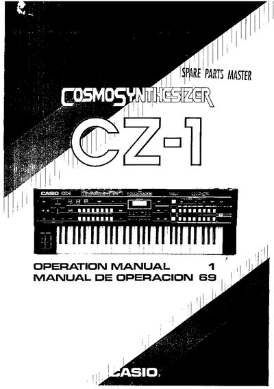 Casio CZ-1 User Manual - cover page