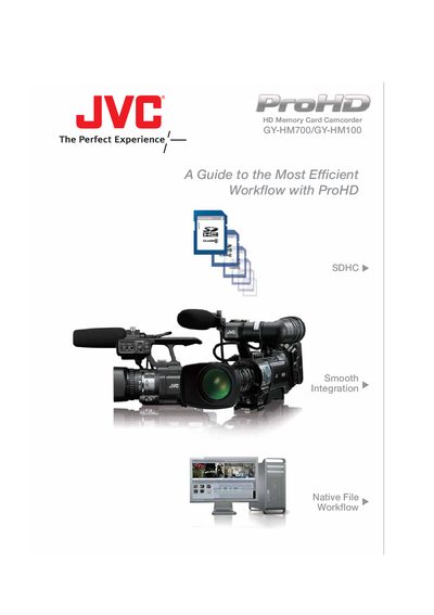 JVC GY-HM700/GY-HM100 User Manual