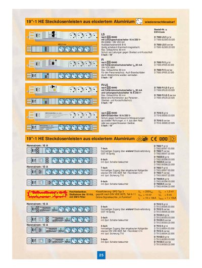 APSA 25 19-1 HE Anodized Aluminum Power Strip Handbook - cover page