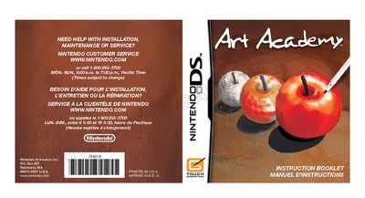 Nintendo ART ACADEMY Instruction Booklet - cover page