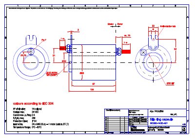 LTN SC080-14/00-A01 Slip Ring Datasheet - cover page