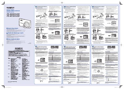 Olympus FE-5020/X-935/FE-4010/X-930 Digital Camera Quick Start Guide - cover page