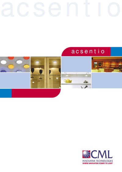 CML Acsentio Accent Lighting Product Leaflet - cover page