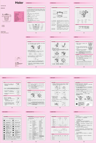 Haier HPC-YLS501/601/502/602 Electric Pressure Cooker User Manual - cover page