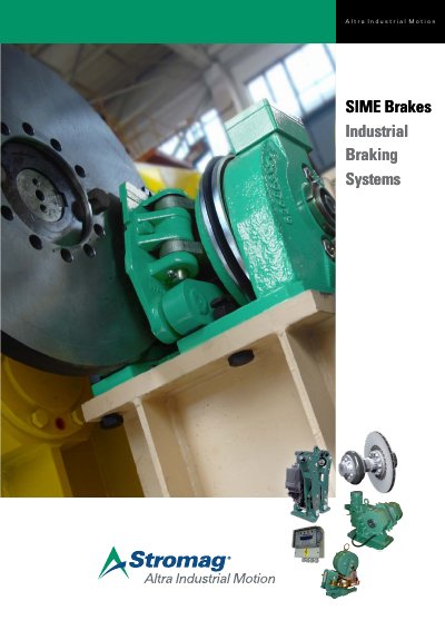 Stromag P-8313 -SG-A4 9/17 Industrial Braking Systems Product Leaflet - cover page