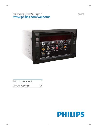 Philips CID2780 User Manual - cover page