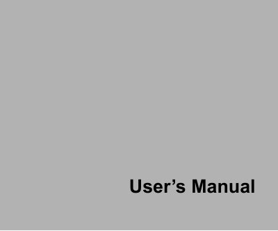 Ricoh Caplio RR120 Digital Camera User's Manual - cover page