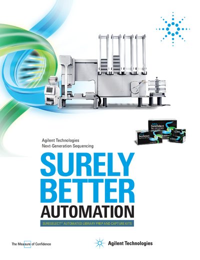 Agilent SureSelect Automated Library Prep and Capture Kits Product Leaflet - cover page