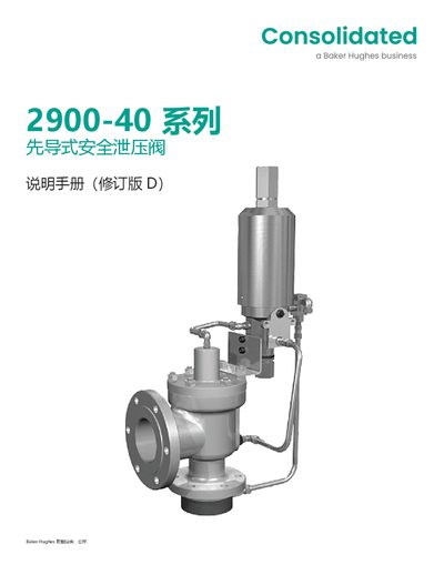Baker Hughes 2900-40 Series POSRV Maintenance Manual